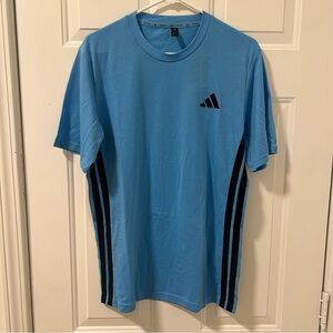 NWT adidas Men’s Training Essentials 3-Stripes Tee - Blue